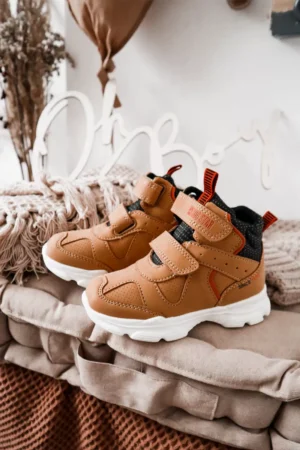 Bērnu pārgājienu apavi Big Star II374094 Kamieļu krāsa