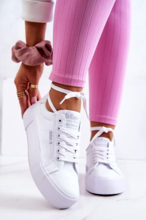 Platformas sporta kurpes Lee Cooper LCW-22-31-0884L Balts