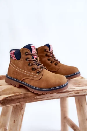 Bērnu zābaki Big Star KK374130 Kamieļu krāsā