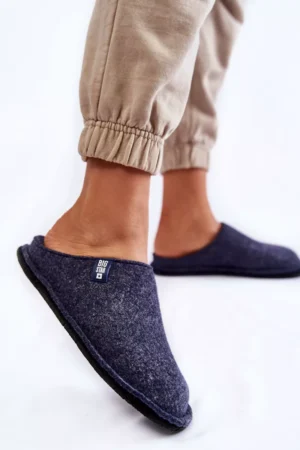 Klasiskas sieviešu čības Big Star KK276013 Tumši zilas