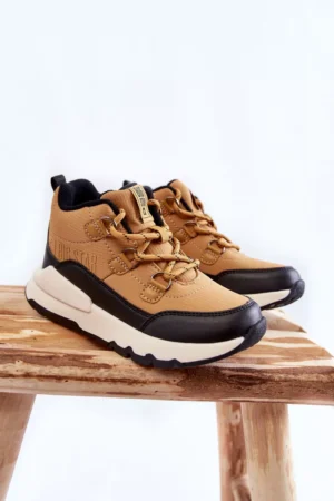 Bērnu zābaki ar atmiņas putām Big Star KK374118 Kamieļu krāsā