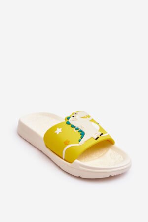 Bērnu dinozauru T-Rex slidkalniņi, smilškrāsas Bernis