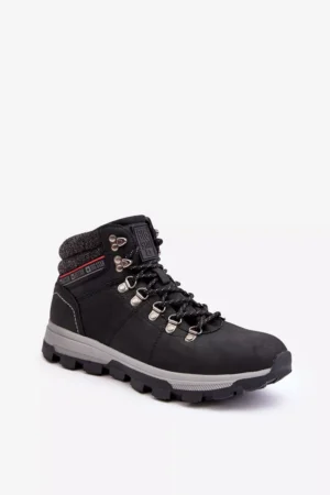 Vīriešu pārgājienu apavi Big Star KK174215 Melni