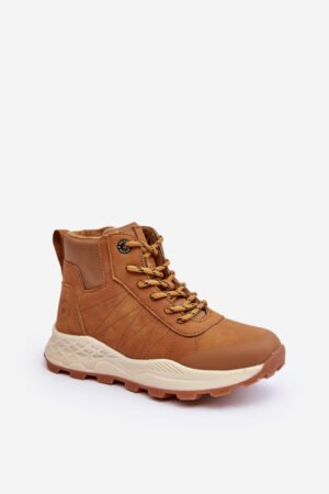 Bērnu izolēti pārgājienu apavi Trappers Camel Big Star MM374202