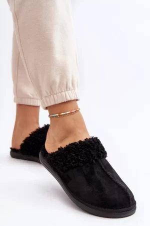 Sieviešu pildītas čības Inblu EK000010 Melna