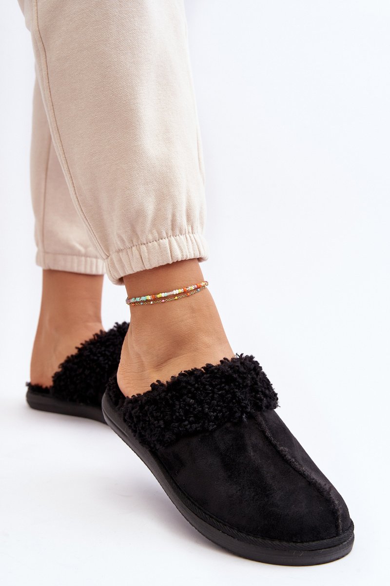 Sieviešu pildītas čības Inblu EK000010 Melna