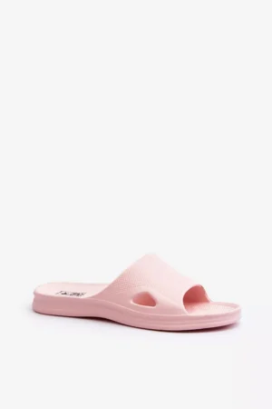 Klasiskas rozā sieviešu čības Juniria