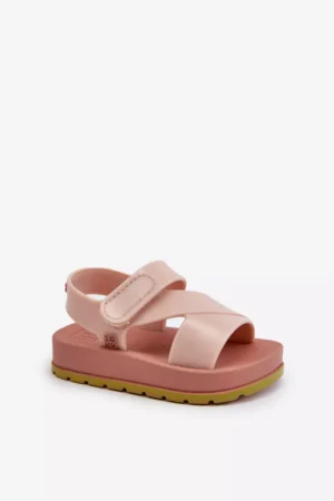 Bērnu sandales ar Velcro aizdari no ZAXY LL385002 Gaiši rozā