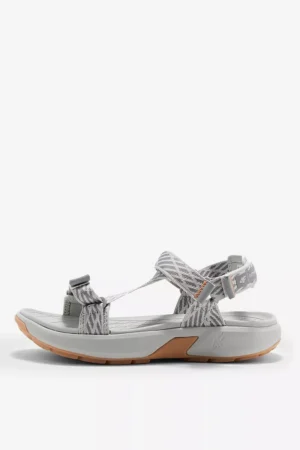 Sieviešu sporta sandales 4FRSS24FSANF049-26S Gaiši pelēkas