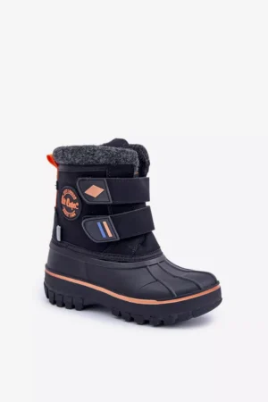 Bērnu sniega zābaki ar Velcro Lee Cooper LCJ-24-44-2865K melni