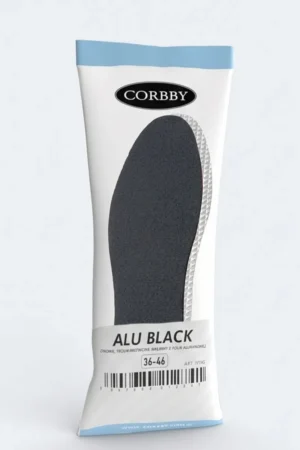 Corbby ALU BLACK ziemas trīsslāņu zolītes ar alumīnija foliju