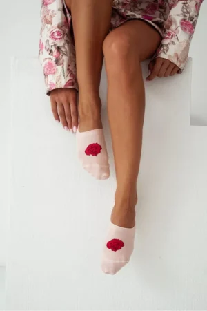 Sieviešu kokvilnas mikrosokītes Rose Peach