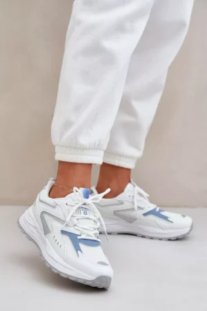 Sieviešu sporta apavi Big Star NN274A094 HI-POLY SYSTEM Balts-Zils