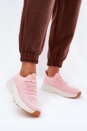 Ērtas sieviešu sporta kurpes Big Star RR274A131 HI-POLY SYSTEM Rozā