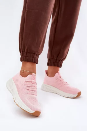 Ērtas sieviešu sporta kurpes Big Star RR274A131 HI-POLY SYSTEM Rozā