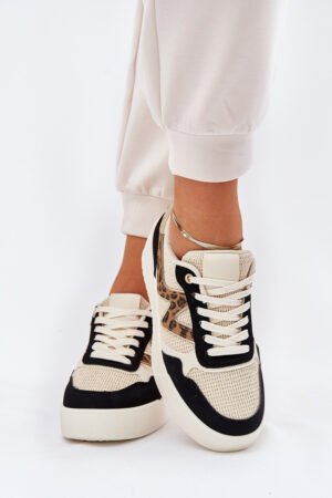 Sieviešu sporta apavi uz platformas Panther Black Lorori