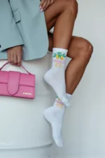 Sieviešu zeķes LIMONCELLO Balts