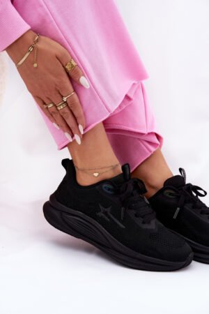 Sporta apavi Sieviešu sporta apavi Big Star RR274A144 HI-POLY SYSTEM Melna