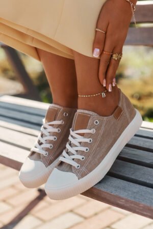 Sieviešu auduma sporta kurpes Big Star RR274795 smilškrāsas