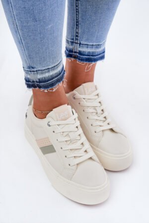 Sieviešu sporta kurpes LEE LAYLA WOMEN LOW 50251003 Klusināti balti