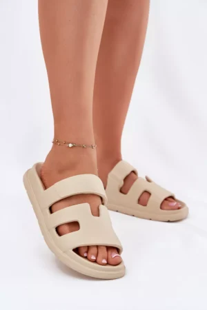 Putuplasta sieviešu čības, smilškrāsas Dimelle