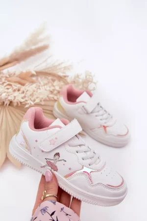 Meiteņu sporta apavi Ballerina White Ulinasse