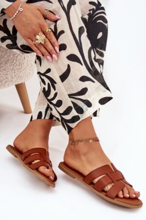 Sieviešu sandales ar plakanu papēdi Camel Mirona