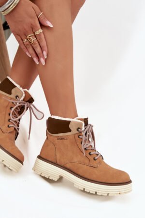 Siltinātas sieviešu mednieku kurpes O'NEILL BENICIA WOMEN HIGH Camel