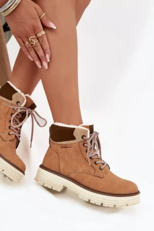 Siltinātas sieviešu mednieku kurpes O'NEILL BENICIA WOMEN HIGH Camel