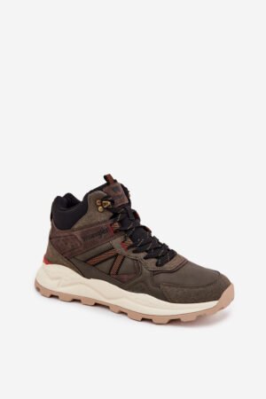 Vīriešu pārgājienu apavi WRANGLER WEST MEN MID 20253027 Tumši zaļi