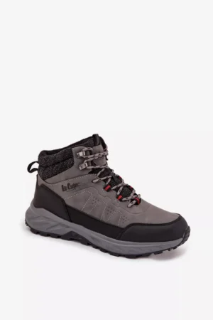 Vīriešu pārgājienu apavi ar siltinājumu Lee Cooper LCJ-25-01-3722M pelēki