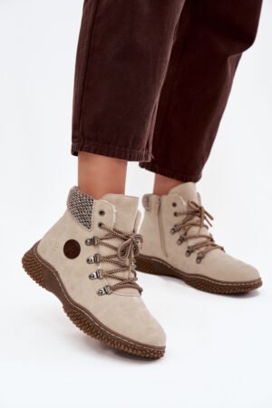 Siltināti mednieku zābaki sievietēm, gaiši smilškrāsas Zenaya