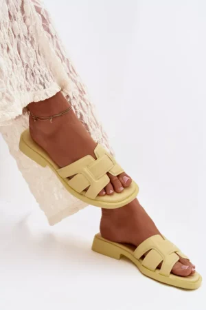 Sieviešu kurpes Dzeltenas Lorania