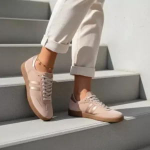 Zazoo N1068 Zābaki sievietēm no zamšādas Dirty Pink