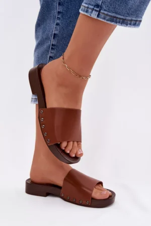 Sieviešu plakanas siksnas sandales Camel Brinalle