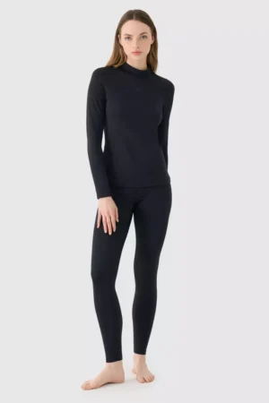 Sieviešu termokrekli ar flīsa oderi 4F Melna