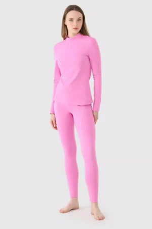 Termoveļa Drapana (apakšdaļa) Sieviešu legingi 4F 4FWAW24UBRUF075-55S Fuksija