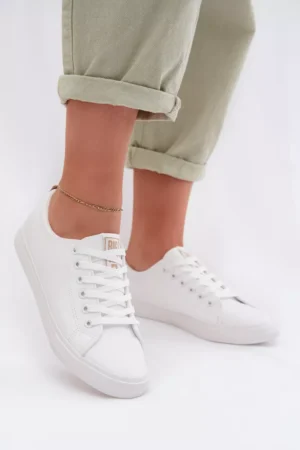 Sieviešu ekoloģiskās ādas sporta kurpes Big Star TT274001 Balts