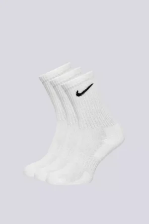 Nike ikdienas polsterētās zeķes, 3 pāri, baltas