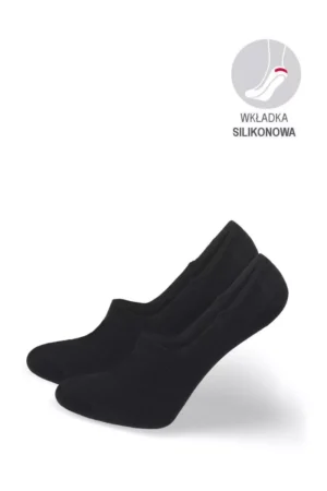 Vīriešu bambusa mikrošķiedras zeķes melnā krāsā