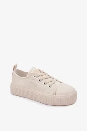 Bērnu kedas BIG STAR SHOES TT374106 gaiši bēšā krāsā
