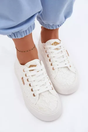 Sieviešu kedas ar šņorēm Lee Cooper LCW-26-02-4060 Baltas