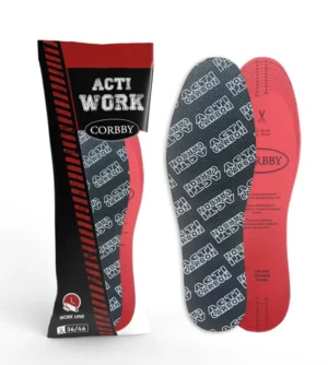 CORBBY ACTI WORK zoles ar granulētu kokogli, piegriežamas 36-46 izmēram