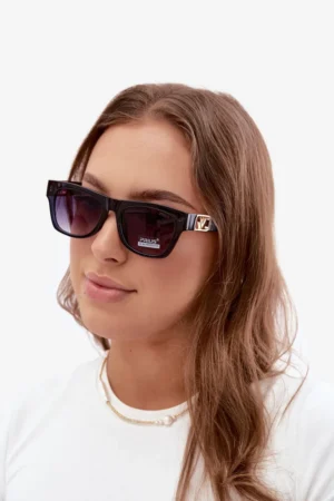 Sieviešu saulesbrilles ar UV filtru tumši zilā krāsā