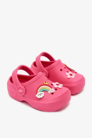 Bērnu putu sandales ar uzrakstu Pink LEMIGOSE 880