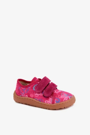 Bērnu barefoot čības Froddo Canvas G1700440-24, fuksijas krāsā