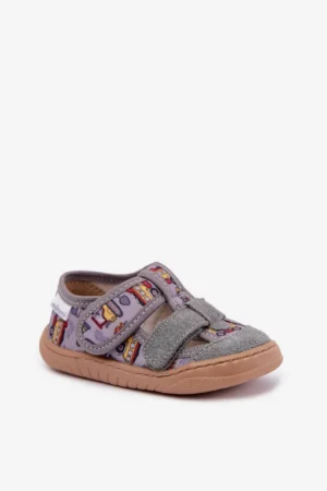 Bērnu basām kājām paredzētās čības Milami Gray Lumi