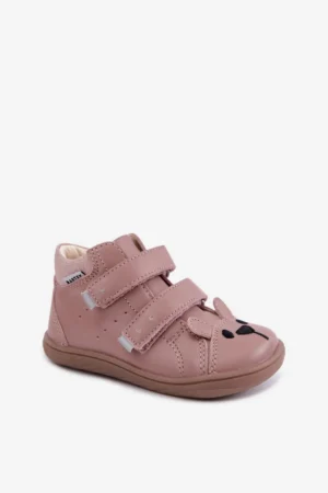 Meiteņu ādas barefoot zābaki Bartek 8631985, rozā